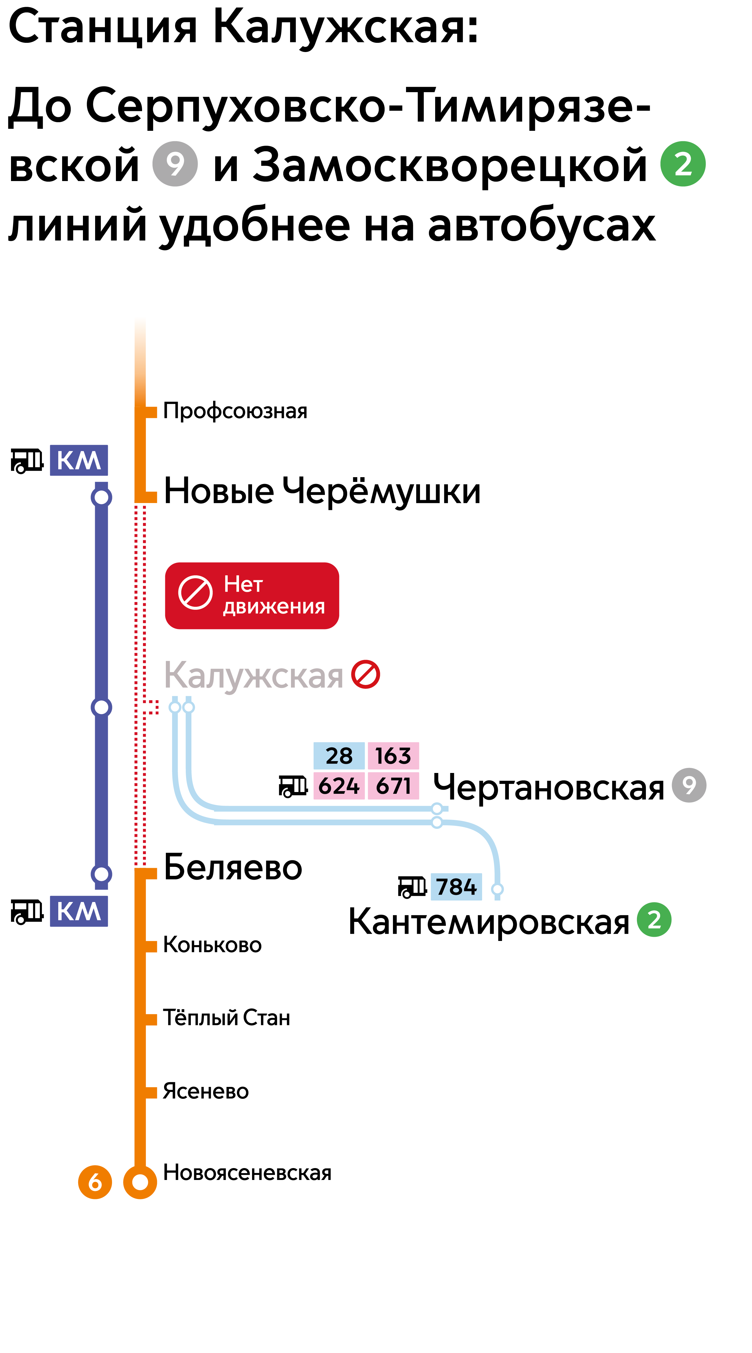 Схема калужско рижской линии